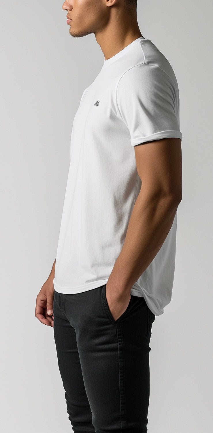 Rowqa White T-Shirt