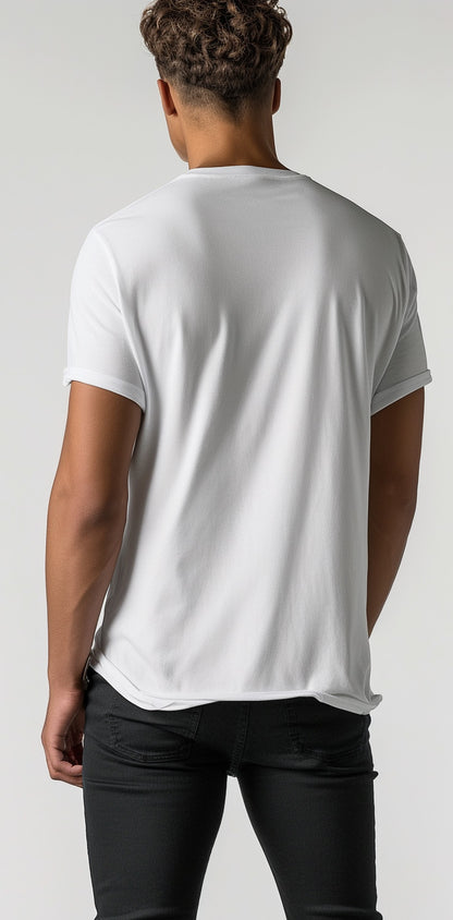 Rowqa White T-Shirt