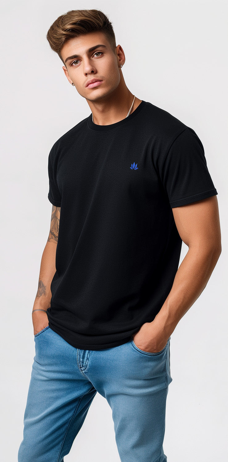 Rowqa Black T-Shirt